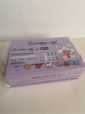 The Crème Shop x BT21 Limited Edition Protective Face Masks 35 Count Collectible